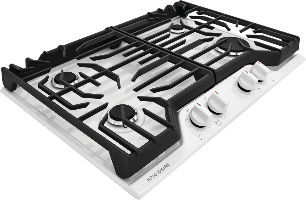 Frigidaire 30" White Gas Cooktop - Thumbnail 2