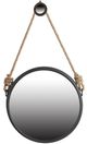 A & B Home Cleveland Grey Rope Strap Mirror-0