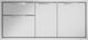 DCS 47.94" Brushed Stainless Steel Bulit In Access Drawers-0