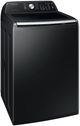 Samsung Brushed Black Top Load Washer & Electric Dryer Laundry Pair-5