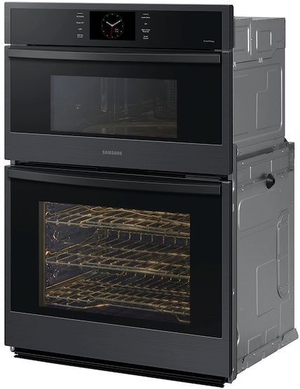 Samsung 30" Matte Black Oven/Microwave Combination Electric Wall Oven-2