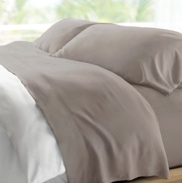 Cariloha Retreat 4-Piece Coastal Gray Lyocell California King Sheet Set-2