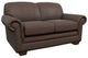 La-Z-Boy® Mackenzie Cognac Leather Loveseat-0
