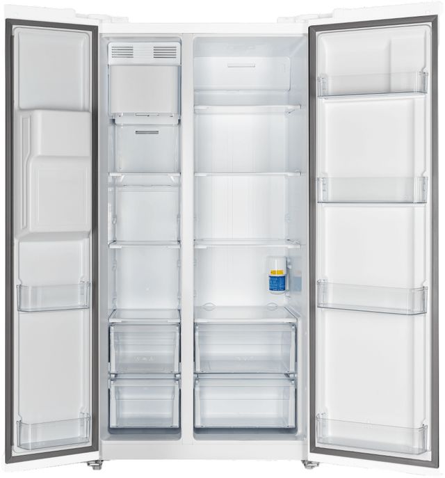 FORNO® Espresso Salerno 36 in. 20.0 Cu. Ft. White Counter Depth Side-by-Side Refrigerator-2