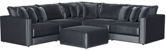 Jackson Furniture Remington 6-Piece Slate L-Shape Sectional with Ottoman-3