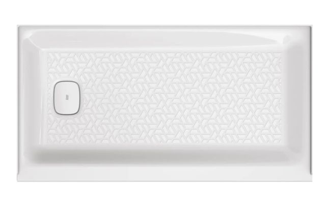 American Standard Aspirations™ 60" x 32" Single Threshold Shower Base With Left-Hand Drain-2