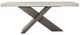 Classic Home Durant Weathered Chalk Console Table with Distressed Gray Base-2