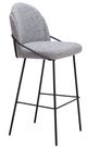 Zuo® Modern Jambi Black/White Barstool-4