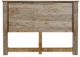 International Furniture Direct Teak Ivory Queen Panel Bed-1
