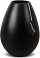 Le Present Drop Wide Black 8.6" Vase-0
