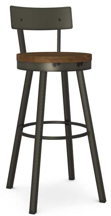 Amisco Customizable Lauren Spectator Swivel Stool-0
