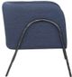 Uttermost® Jacobsen Aged Black/Denim Barrel Chair-4