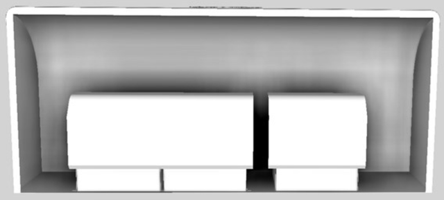 Vent-A-Hood® 48" White Retro Style Under Cabinet Range Hood-3