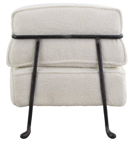 YHD Leilah Polar White Accent Chair-3