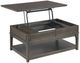 England Furniture Serra Soft Black Lift Top Rectangular Cocktail Table-1