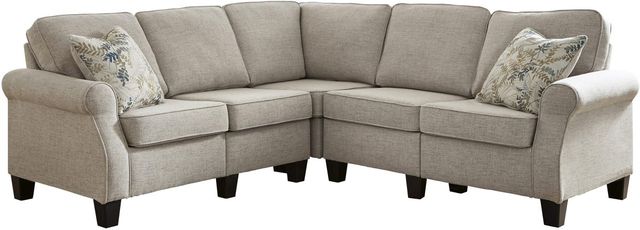 Signature Design by Ashley® Alessio 4-Piece Beige Sectional-0
