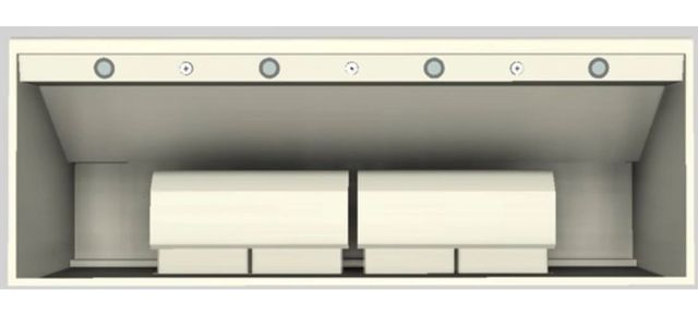Vent-A-Hood® 66" Biscuit Wall Mounted Range Hood-3