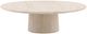 Dovetail Furniture Trebol Faux Travertine Concrete Outdoor Coffee Table-0