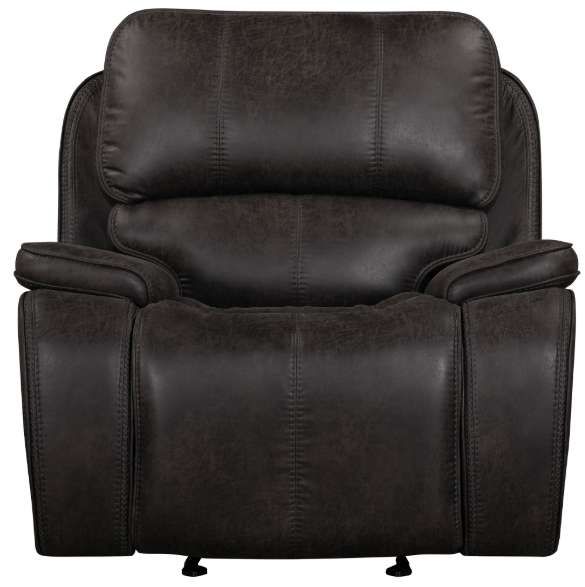 New Classic® Home Brookings Charcoal Manual Glider Recliner-2