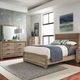Liberty Furniture Sun Valley 4-Piece Sandstone Queen Upholstered Bedroom Set-4