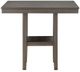 Mazin Furniture Sharon Gray 5 Piece Counter Height Dinette Set-1