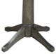 John Thomas Furniture® Dining Essentials Hickory Extension Table Top with Coal Transitional Pedestal Base-2