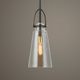 Uttermost® Saugus Antique Brass/Black 1-Light Pendant-5