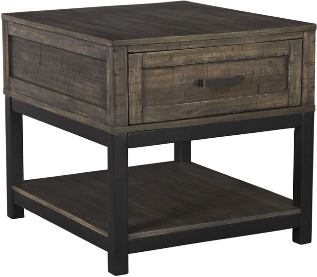 Signature Design by Ashley® Johurst Grayish Brown End Table-0