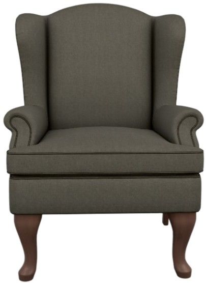 Best® Home Furnishings Customizable Sylvia Dark Walnut 35" Wing Back Chair-1