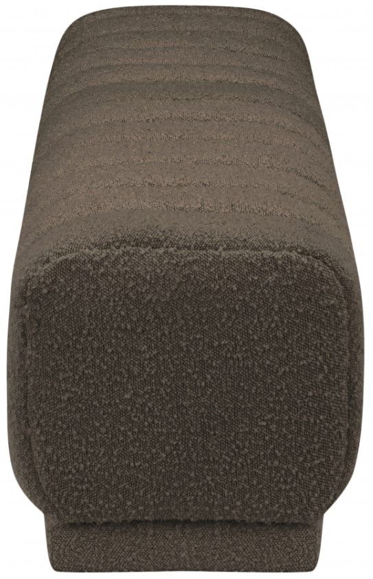 Meridian Furniture Heathrow Brown Bench/Ottoman-2
