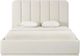 TOV Furniture Parker Cream Chenille King Panel Bed-2