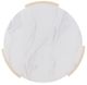 Hooker® Furniture Westwood White Round Cocktail Table with Polished Limestone Base-3