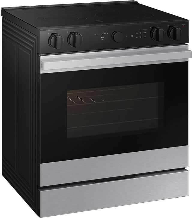 Samsung Bespoke 30" Stainless Steel Slide-In Electric Range-2