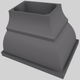 Vent-A-Hood® Designer Series 42" Gunsmoke Island Range Hood-3