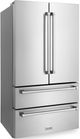 ZLINE 36" 22.5 Cu. Ft. Fingerprint Resistant Stainless Steel Counter Depth French Door Refrigerator-2