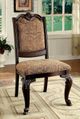 Furniture of America® Bellagio 7-Piece Brown Cherry Dining Table Set with Upholster Side Chair -3