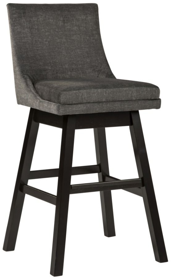 Signature Design by Ashley® Tallenger 2-Piece Dark Gray Bar Stool Set-1