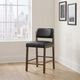Coaster® Kehoe 2-Piece Black/Walnut Counter Stool Set-1