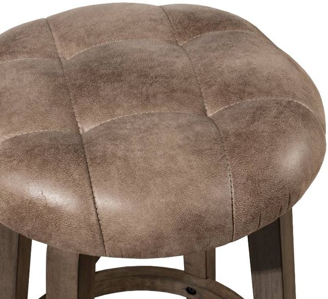 HH2 Home Odette Rustic Gray/Weathered Taupe Swivel Counter Stool-1