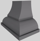 Vent-A-Hood® Designer Series 42" Gunsmoke Wall Mounted Range Hood-5
