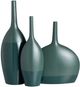 Crestview Collection Emerald Bay 3-Piece Blue Vase Set-0