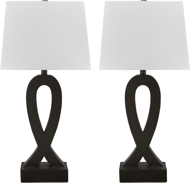 Signature Design by Ashley® Markellton Poly Black Table Lamp-1