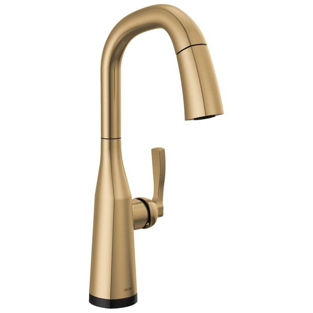 Delta Stryke® Lumicoat® Champagne Bronze Touch2O® Bar/Prep with Touchless Technology-0