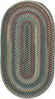 Capel Rugs Yorktowne Green 27" x 48" Oval Throw Rug-0