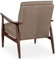 Bassett® Furniture Ellis Leather Beige Accent Chair-3