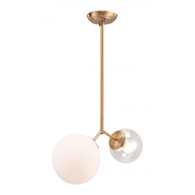 Zuo® Modern Constance Gold Ceiling Lamp-0