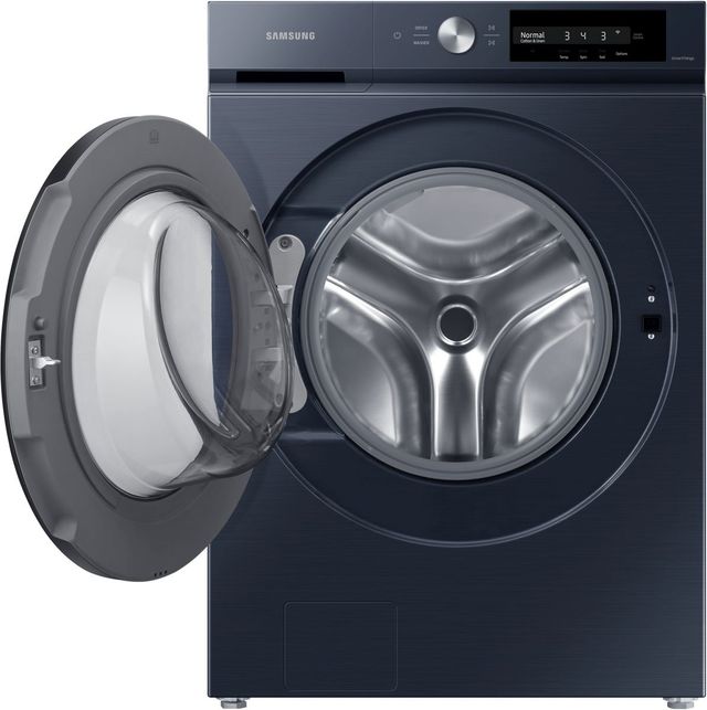 Samsung Bespoke 6700 Series 4.6 Cu. Ft. Brushed Navy Front Load Washer-1
