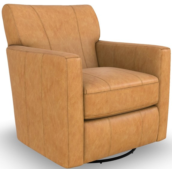 Best® Home Furnishings Customizable Caroly Leather Swivel Chair