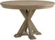 Najarian Furniture Chevron Gray Round Dining Table-0
