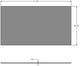 Amisco Customizable Calypso White Glass Rectangular Dining Table-2